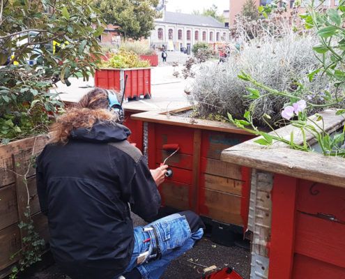 Efterårsplantedag Valby miljøgruppe 5