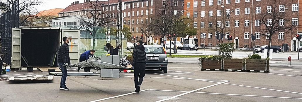 Cykelbanen Toftegårds Plads Valby Lokaludvalg