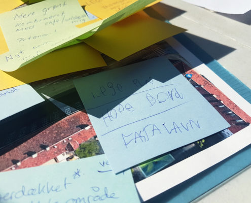 Borgermøde Toftegårds Plads post-its 4