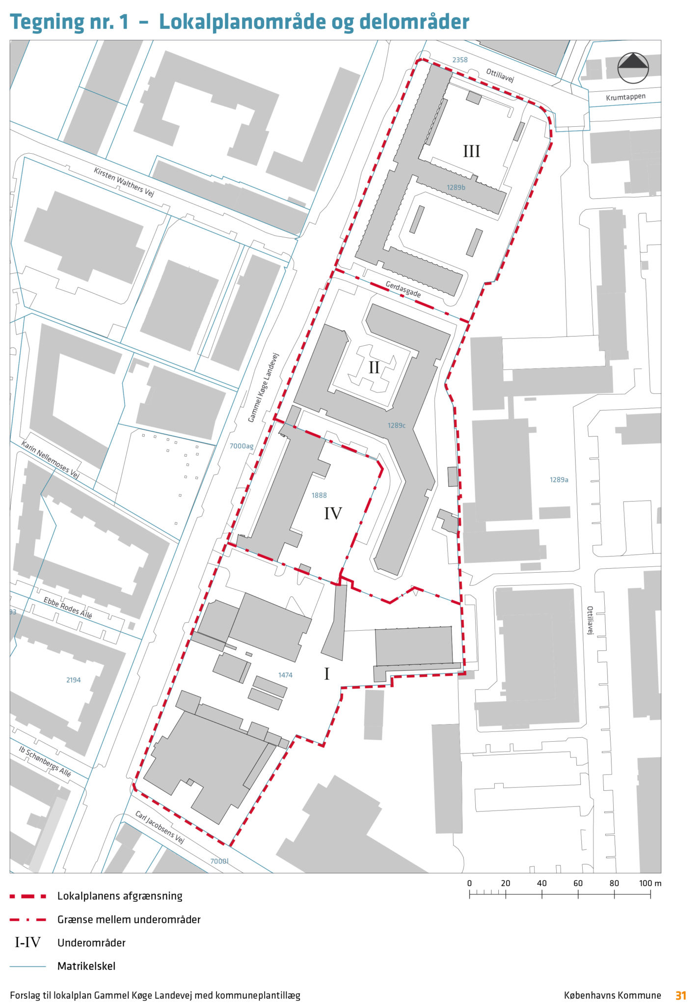 lokalplan gl. køge landevej lokalplanområde og delområder