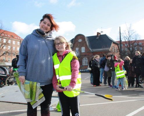 Affaldshelte på Toftegårds Plads