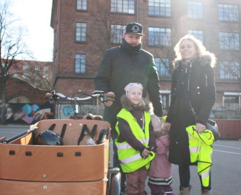 Affaldshelte på Toftegårds Plads