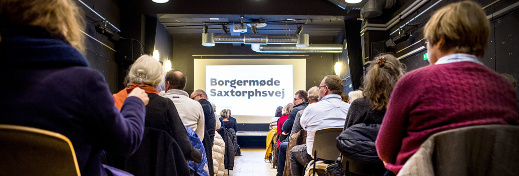 Borgermøde Saxtorphsvej reportage nyhed