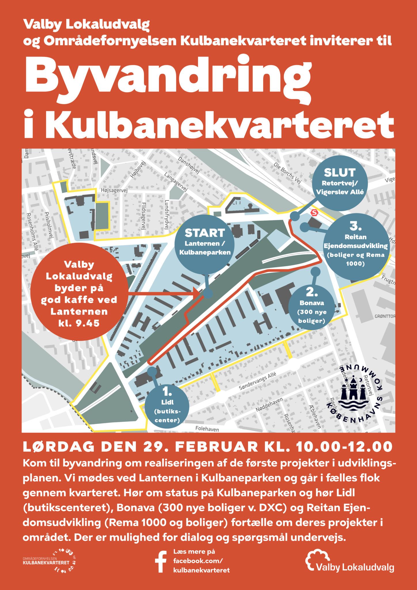 Invitation til byvandring i Kulbanekvarteret den 29. februar