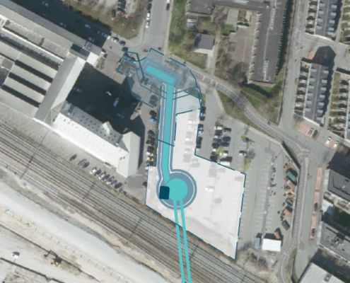 Valby Skybrudstunnel Byggeplads FL Smidth