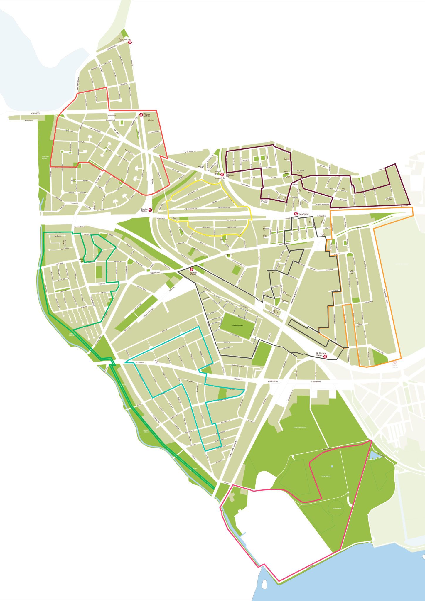 Nyt kort til Valbyruter med ruter 2021