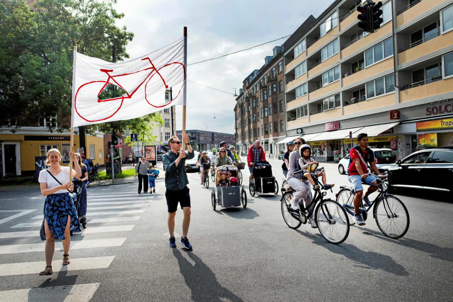 Cykeloptog Valby Langgade