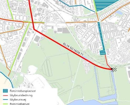 Valby skybrudstunnel fremtidig placering